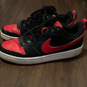 Nike Kids Red and Black Sneakers
